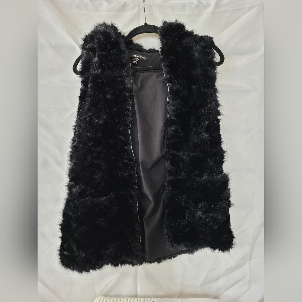 Trf outerwear Faux fur vest